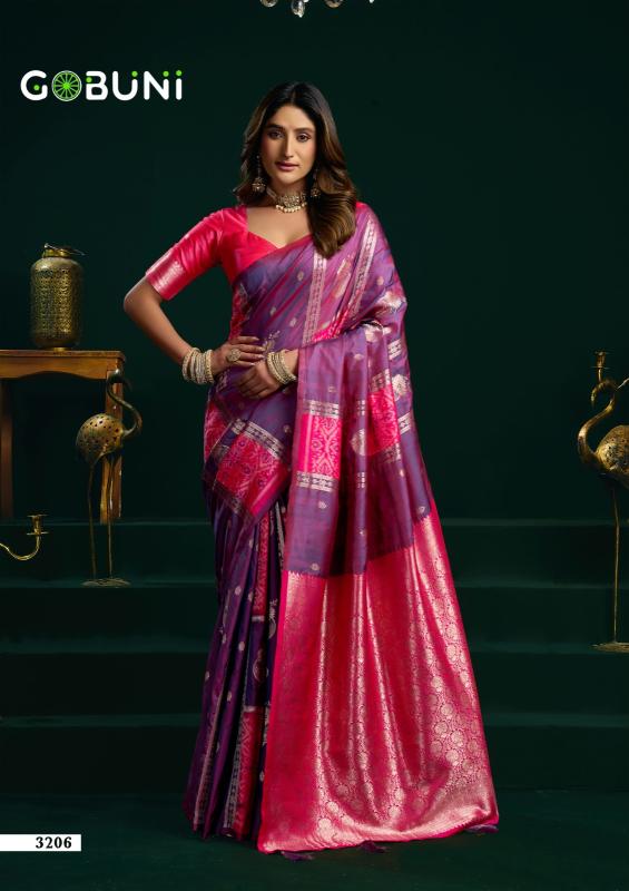 Gobuni swara fancy pumpum saree womens clothing wholesalers